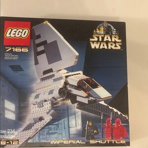 NIB LEGO® Star Wars™
Imperial™ Shuttle
8-12 | #7166 | 234 pieces
Year: 2001